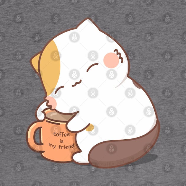 Coffee and muffin cat by @muffin_cat_ig